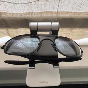 ORIGINAL OAKLEY A 1.0 WIRE BLACK METAL MIRROR IRID